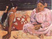 Paul Gauguin Tahitian Women (On the Beach) (mk09) Sweden oil painting reproduction